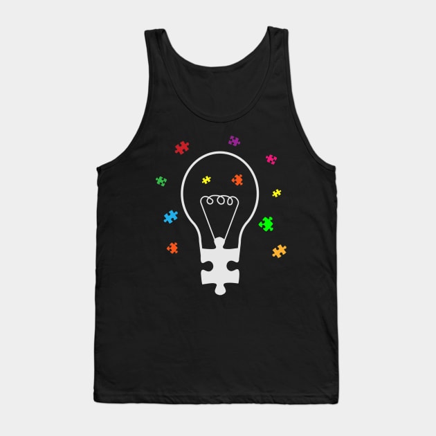 Unique Idea Kids Autism Awareness Children Superpower Tank Top by ShariLambert